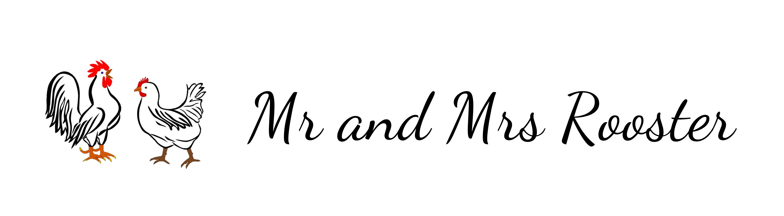 Mr and Mrs Rooster Logo