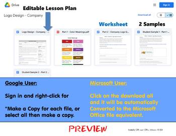Company Logo Design STEM / Technology Lesson