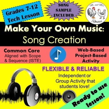 Make Your Own Music - Song Creation - Technology Lesson Plan - Mr and Mrs Rooster