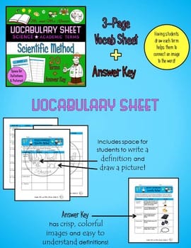 original-2792848-2.jpg Scientific Method Vocabulary BUNDLE | Word Wall | Game | Vocab Sheet
