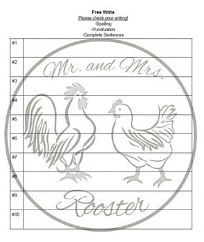 Free Write Typing | Keyboarding Independent Writing Activity | Technology Typing Activity | Any Grade!