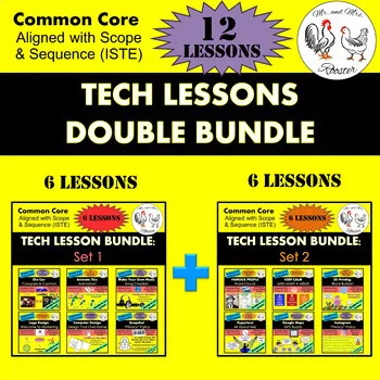 12 Middle and High School Technology STEM Lesson Plans - PBL - Mr and Mrs Rooster
