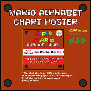 Mario Classroom Bundle Gold Edition - Calendar, Name Plates, Hundreds, Etc.