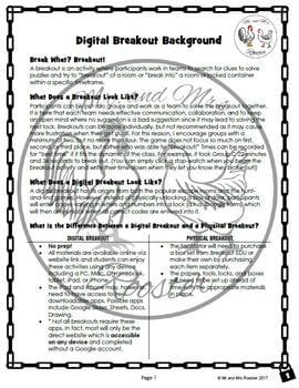 March is Reading Month Digital Breakout - Library Lock-Out! | Literary Elements Escape Room