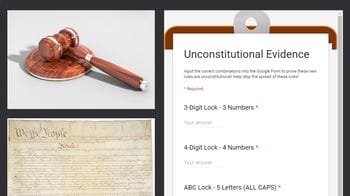 Constitution Day Digital Breakout | Constitution Day Escape Room