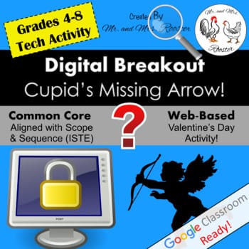 Valentine's Day Digital Breakout BUNDLE - Valentine's Day Escape Room BUNDLE
