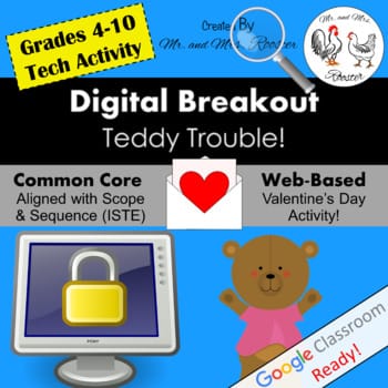 Valentine's Day Digital Breakout BUNDLE - Valentine's Day Escape Room BUNDLE