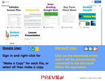 Internet 101 Terminology and Writing Project Presentation - Technology Lesson