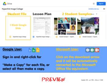 Hyperlink Image Collage STEM Technology Lesson