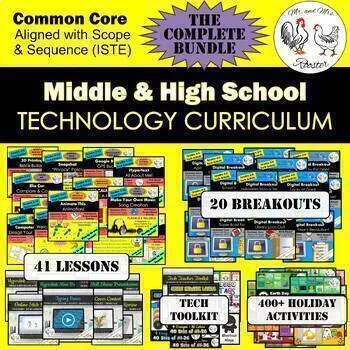 Middle and High School STEM and Technology Curriculum - Mr and Mrs Rooster